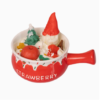 Christmas Gnome Strawberry Pot Scented Candle, Hand Poured Natural Soy Wax Aromatherapy Candle, Holiday Home Decor Gift