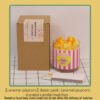 Popcorn Shaped Scented Candle, Hand Poured Natural Soy Wax Aromatherapy Candle, Fun Home Decor Gift