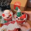 Christmas Gnome & Tree Scented Candle, Hand Poured Natural Soy Wax Aromatherapy Candle, Holiday Home Decor Gift
