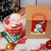 Christmas Gnome & Tree Scented Candle, Hand Poured Natural Soy Wax Aromatherapy Candle, Holiday Home Decor Gift