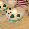 Handmade Panda Bamboo Scented Candle, Sprinkles Decor Glass Cup Soy Wax Candle, Unique Sweet Gift for Animal Lovers