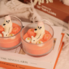 Halloween Ghost Pumpkin Scented Candle, Hand Poured Natural Soy Wax Aromatherapy Candle, Spooky Holiday Home Decor Gift