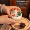 Christmas Snowman Globe Scented Candle, Hand Poured Natural Soy Wax Aromatherapy Candle, Holiday Home Decor Gift