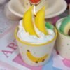 Cute Watermelon Croissant Dessert Candle, Funny Cartoon Aroma Candle, Cozy Kawaii Kitchen Decor