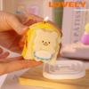 Handmade Butter Bear Scented Candle, Free Ceramic Coaster Packed Soy Wax Candle, Unique Sweet Gift for Bear Lovers